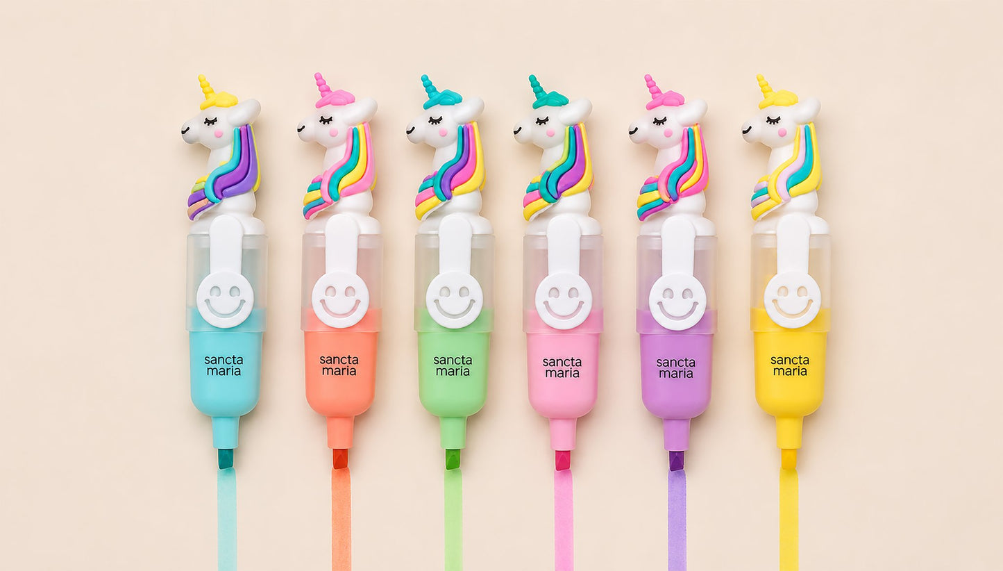 Unicorn Highlighters Set