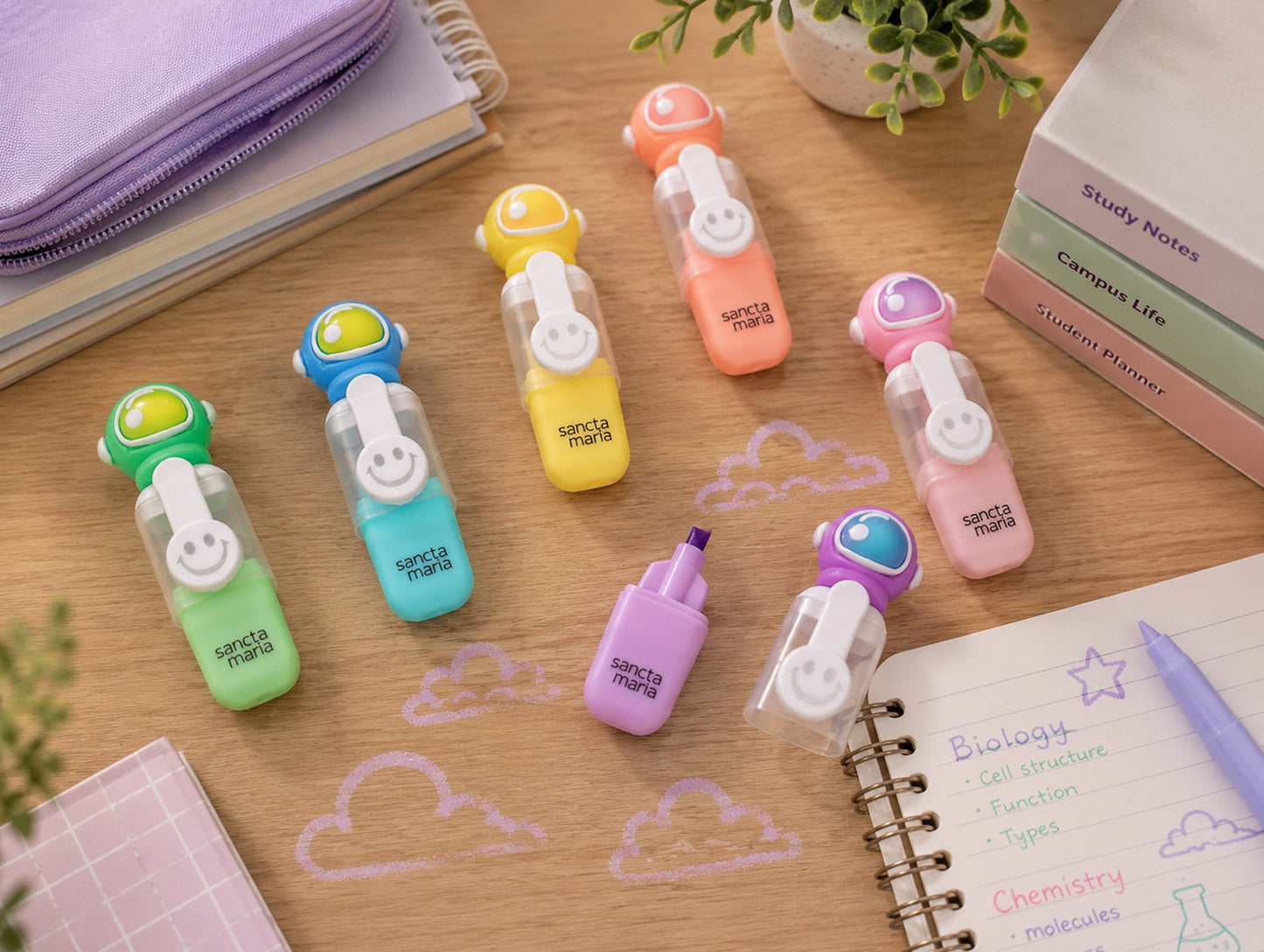 Space Highlighters Set