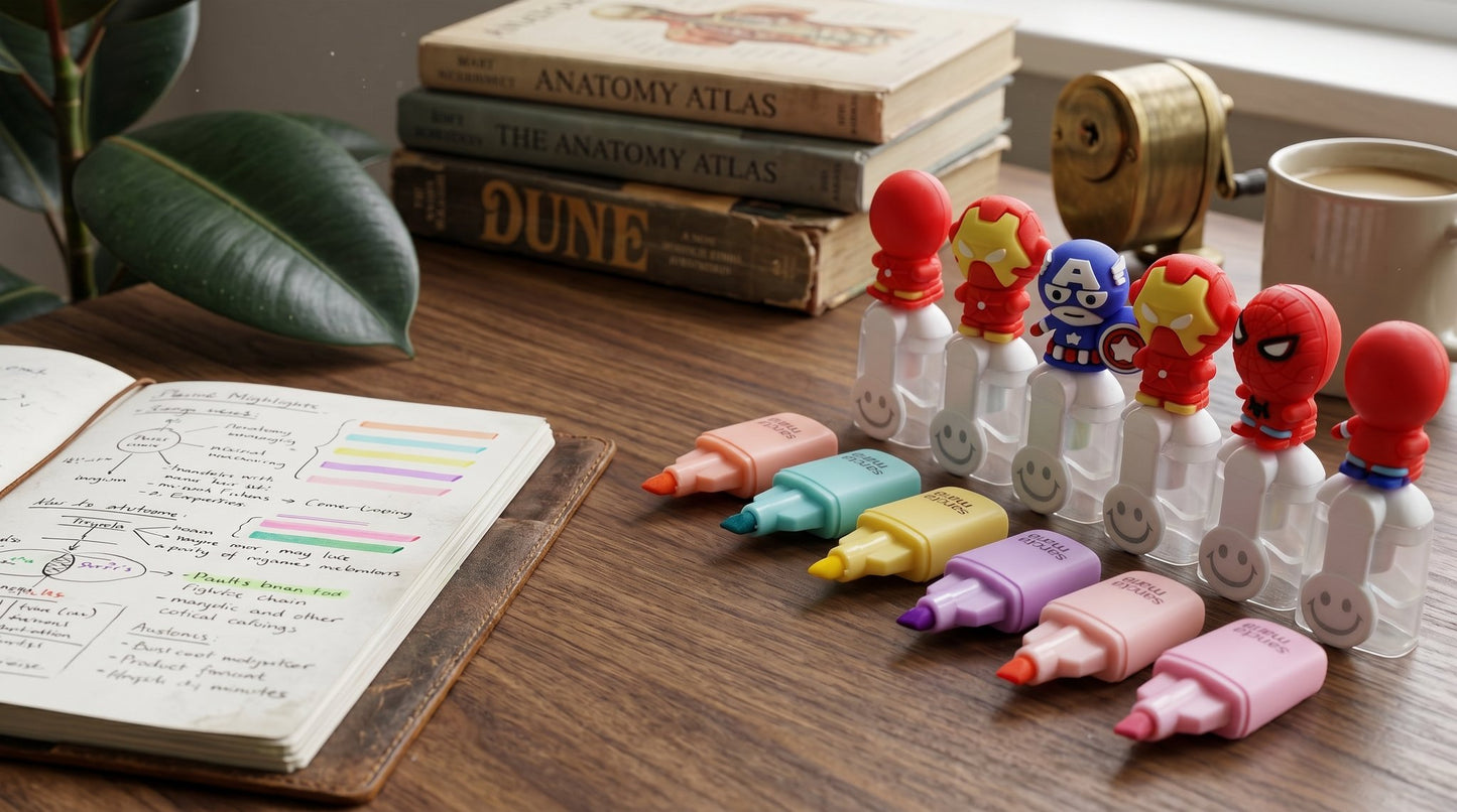 Super Hero Highlighters Set