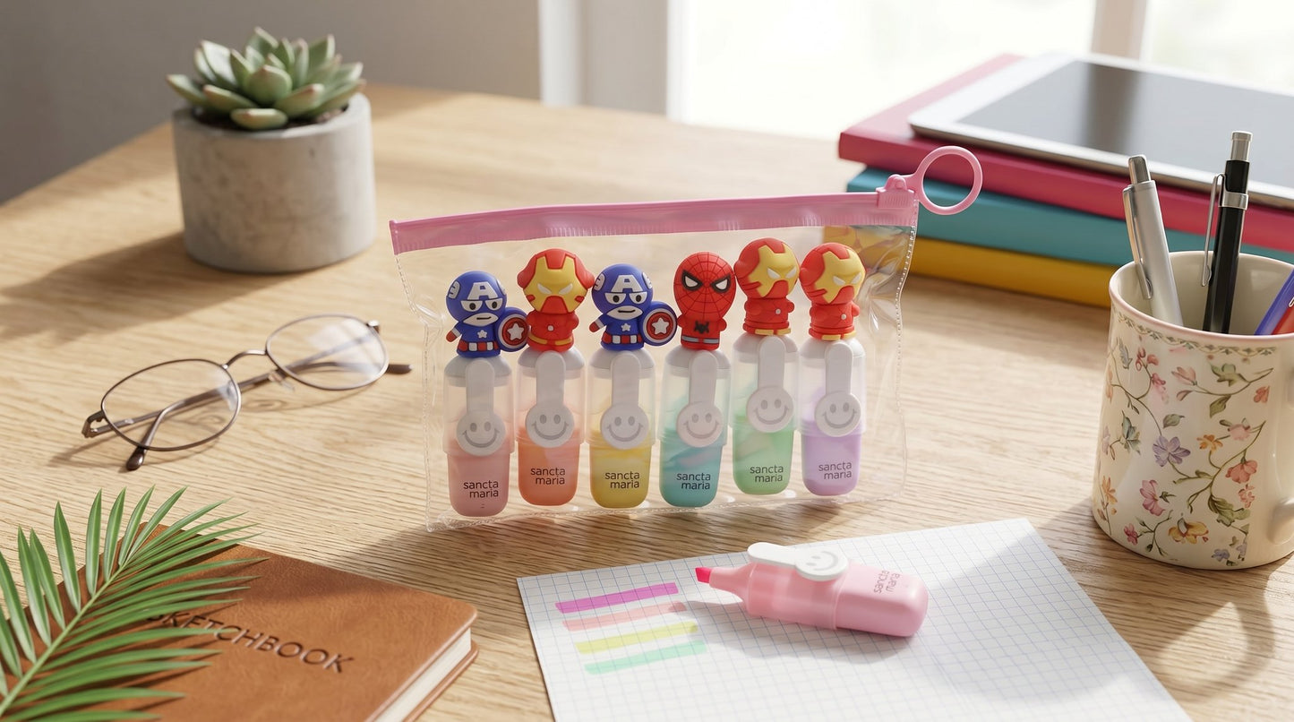 Super Hero Highlighters Set
